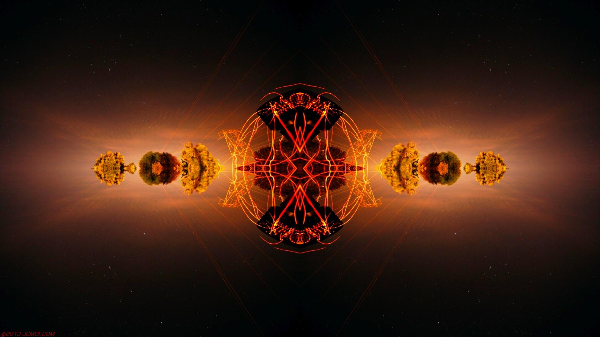 Chimney Sparks Abstract Artwork Timelapse Still Images